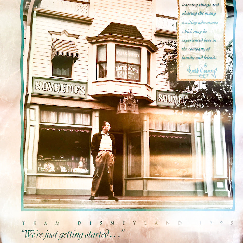 Walt Disney Team Disneyland 1995
Cast Member Poster