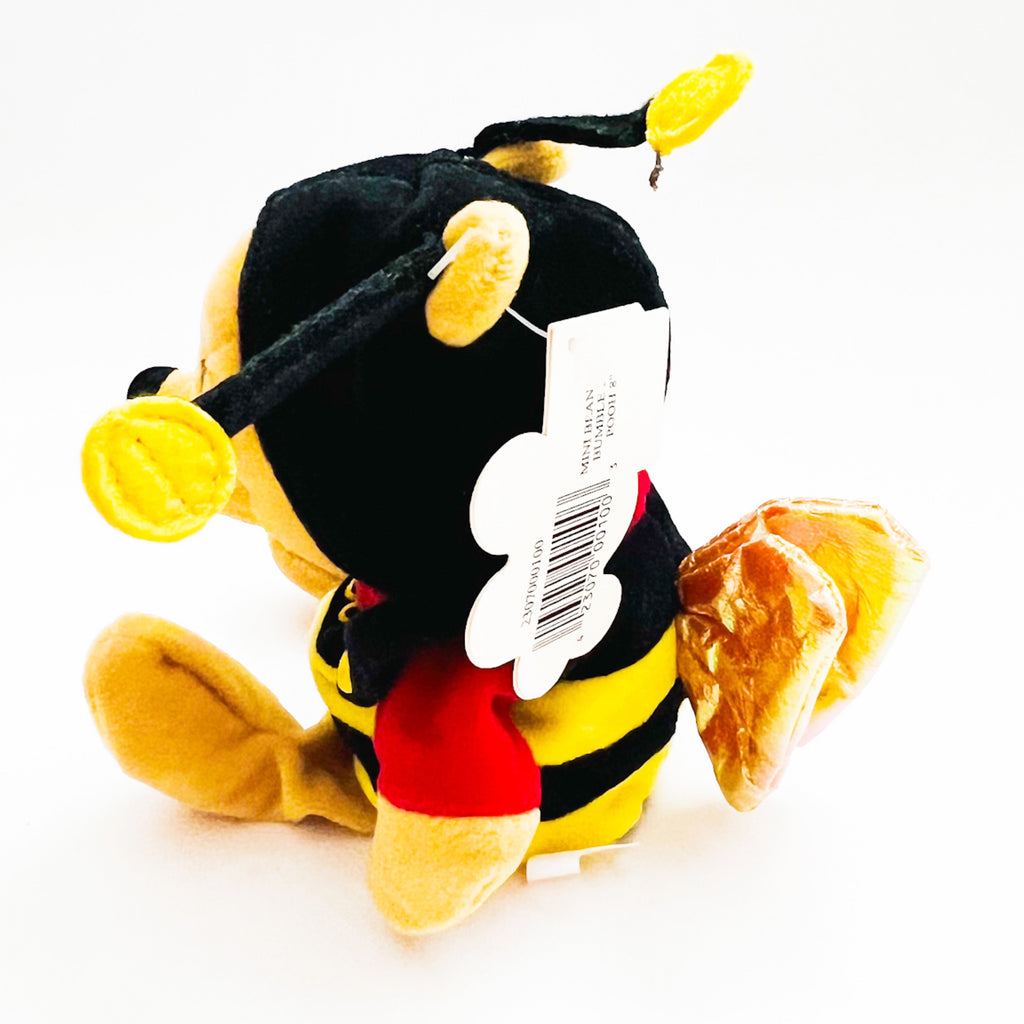 Disney MOUSEKETOYS Winnie The Pooh Bumble Bee Bean Bag Plush