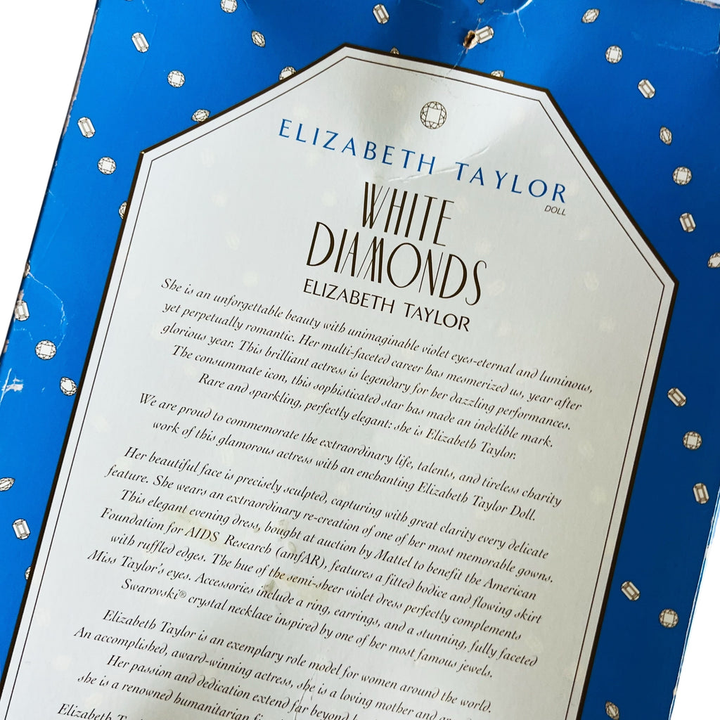 Vintage Elizabeth Taylor Diamond Doll by Barbie 2000 Special Edition