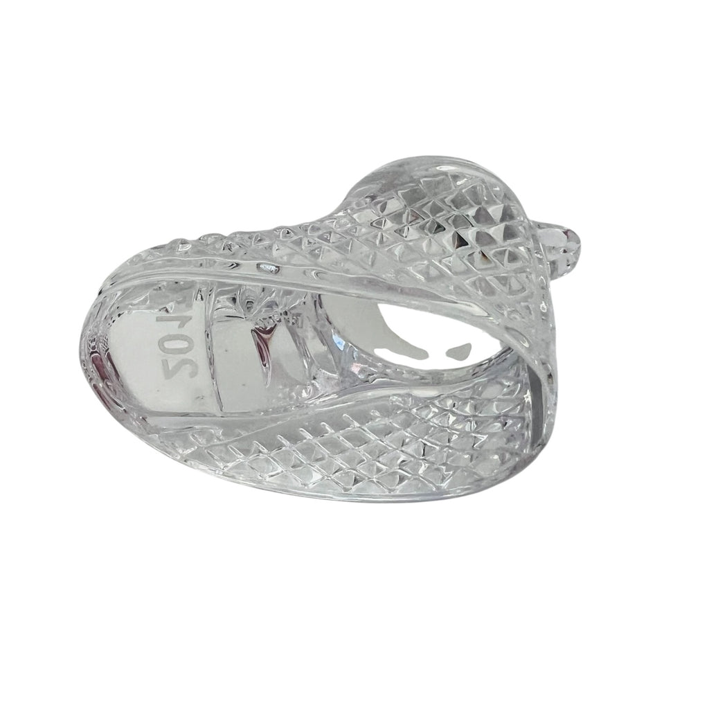 WATERFORD CRYSTAL Baby Bootie Keepsake 2017 Shoe Paperweight