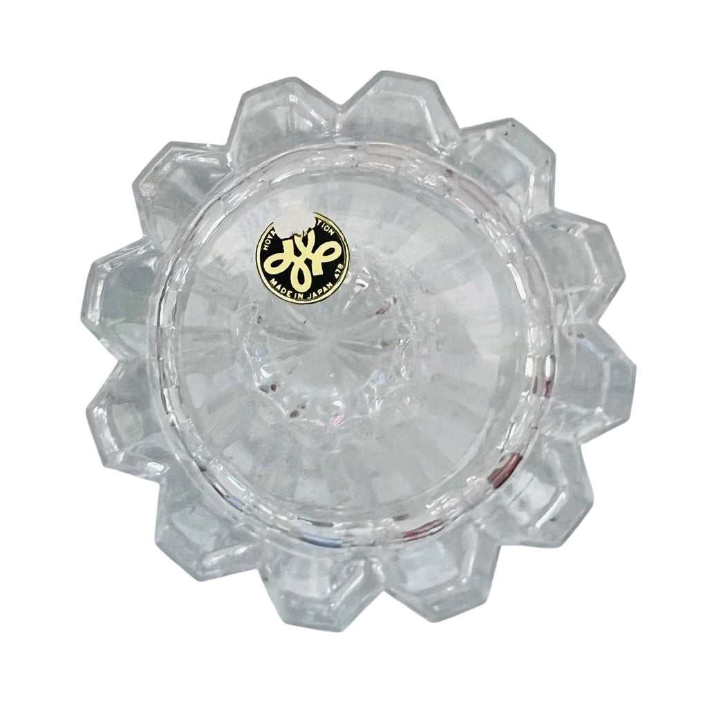 Hoya Crystal Japan Glass Caniste w/Lid