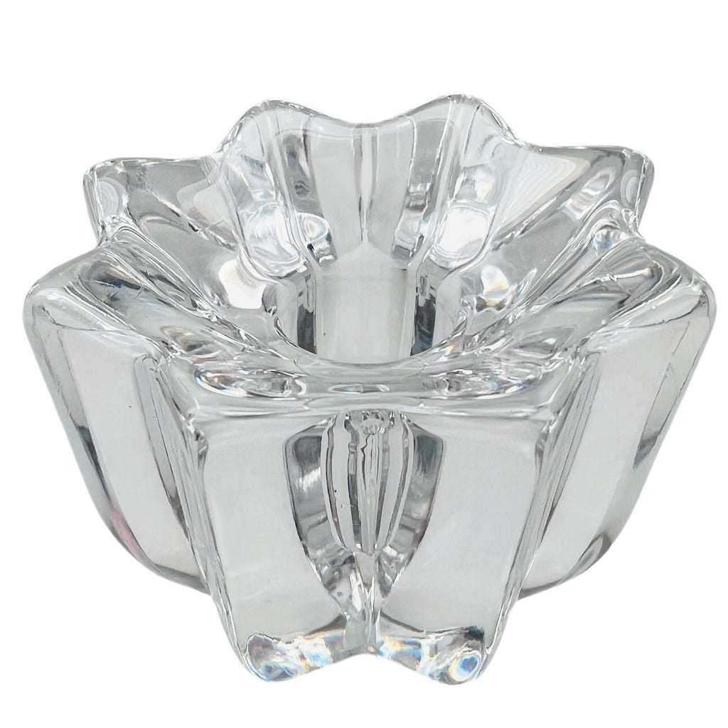 Orrefors Crystal Glass Candle Holder