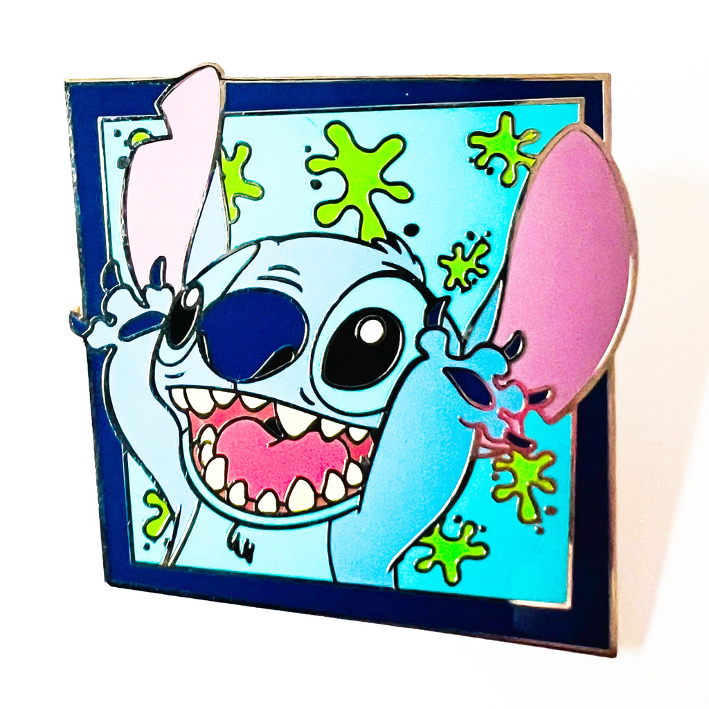 Disney Stitch Paint Splashes Pin