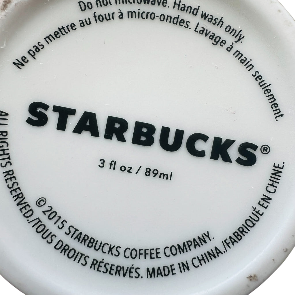 Starbucks 2015 Gold Peace Demi Mug