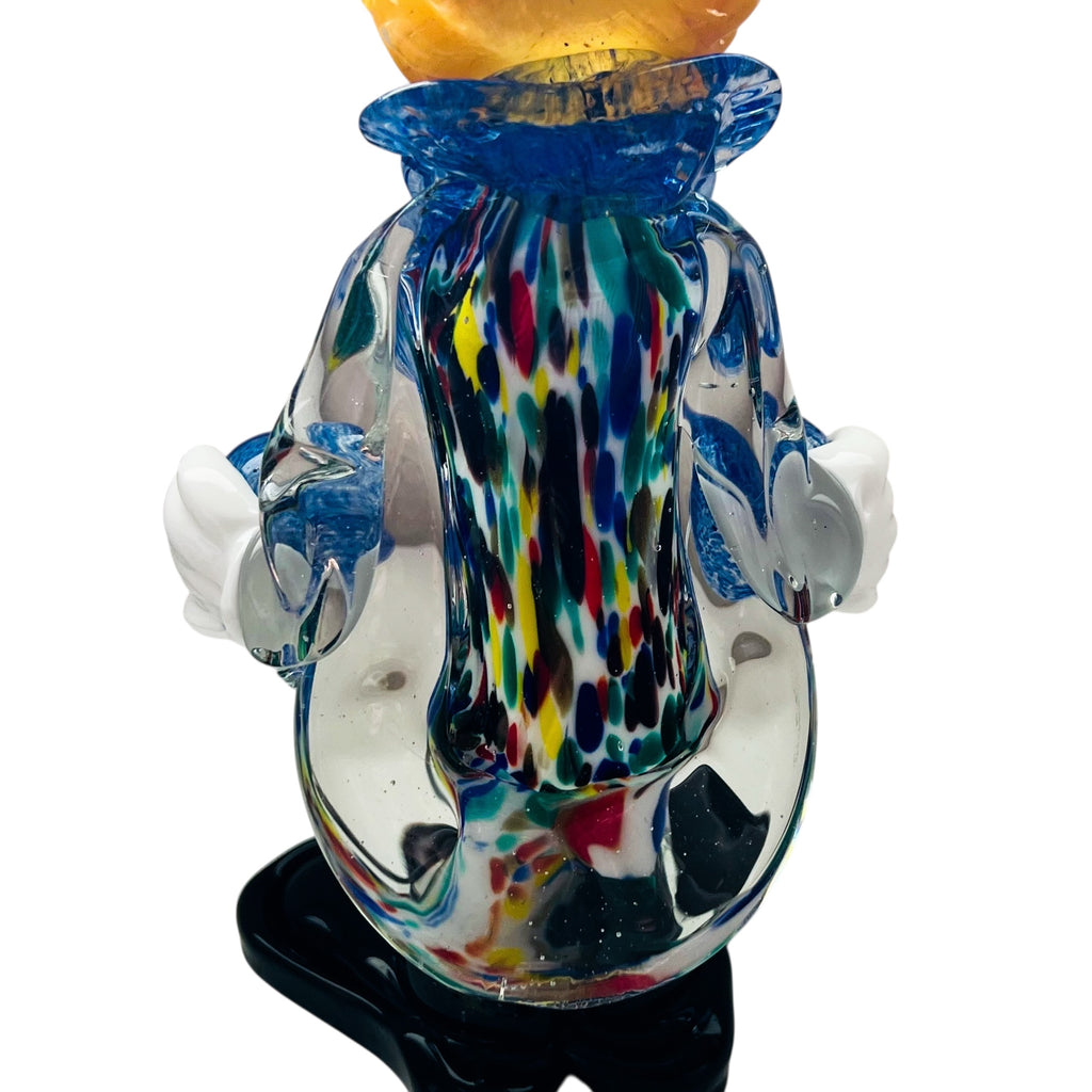 Vintage Murano Art Glass Hand Blown Clown Figurine