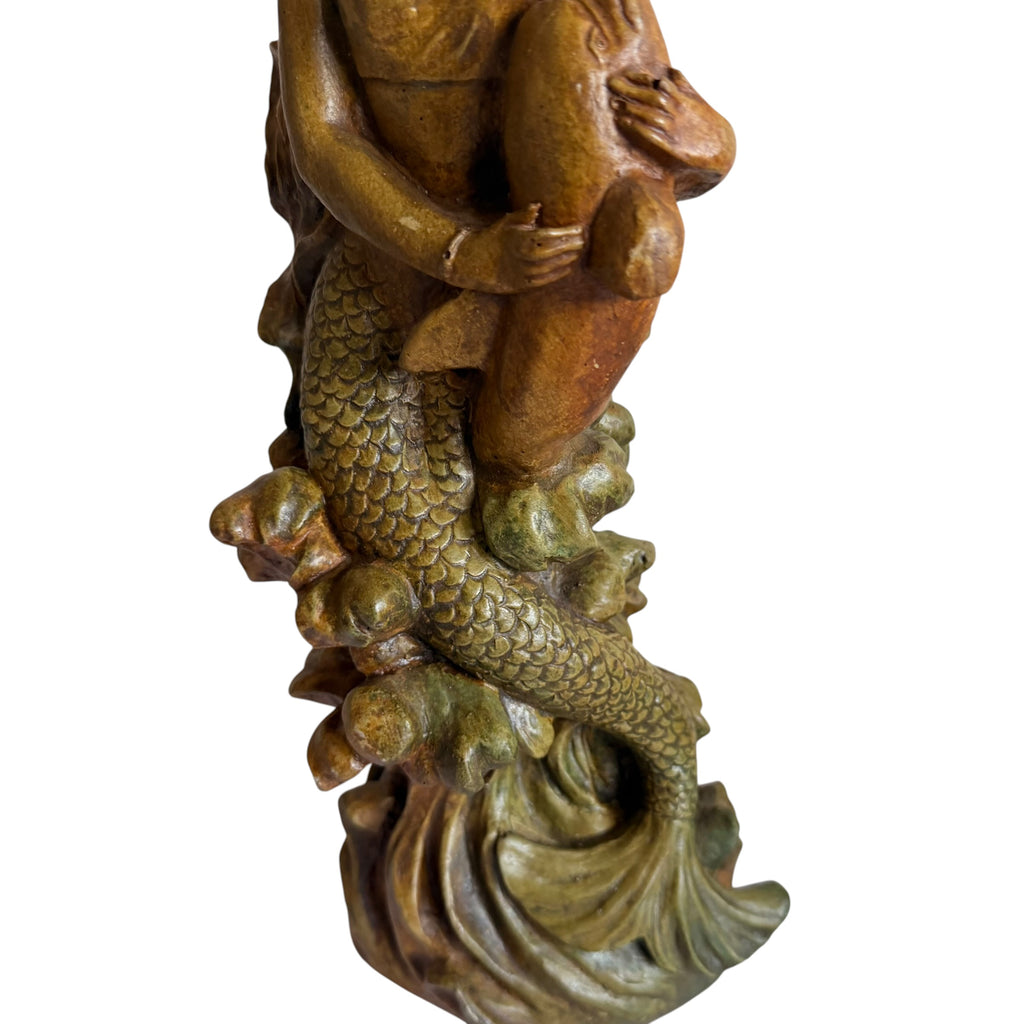 Vintage Chslkware Mermaid Statue