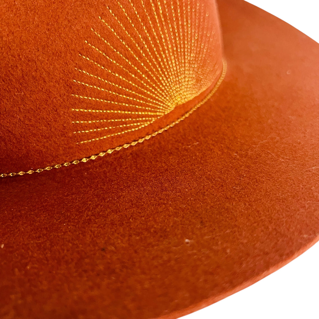 Van Palma Basile Rays Embroidered Hat