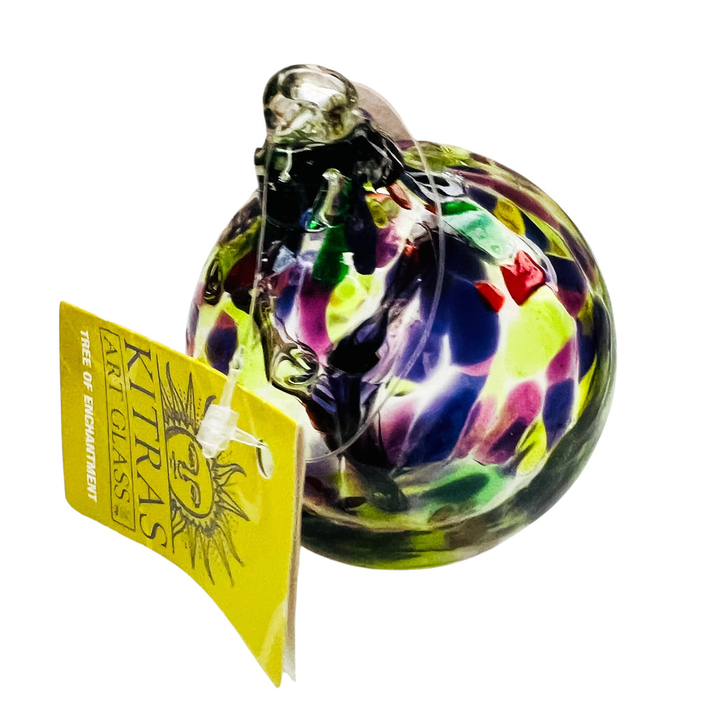 Kitras Art Glass Tree of Enchantment Spring Hand Blown Ornament