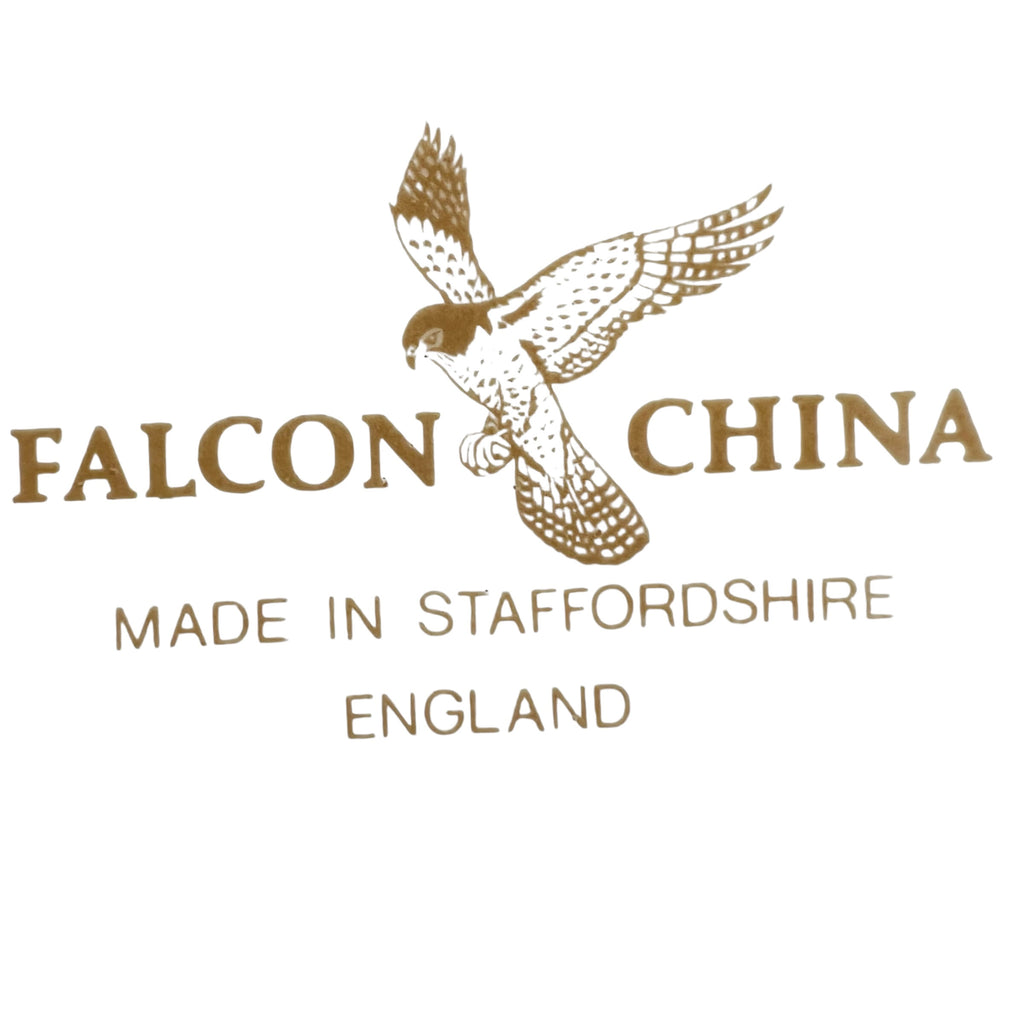 Vintage Falcon Bone China Happy Birthday England Staffordshire Trinket Box