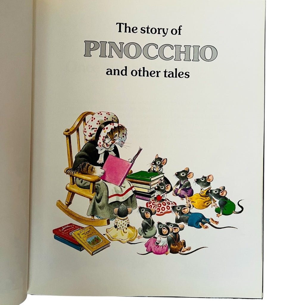 Vintage Story of Pinocchio and Other Tales by Tony Wolf and Peter Holeinone Book