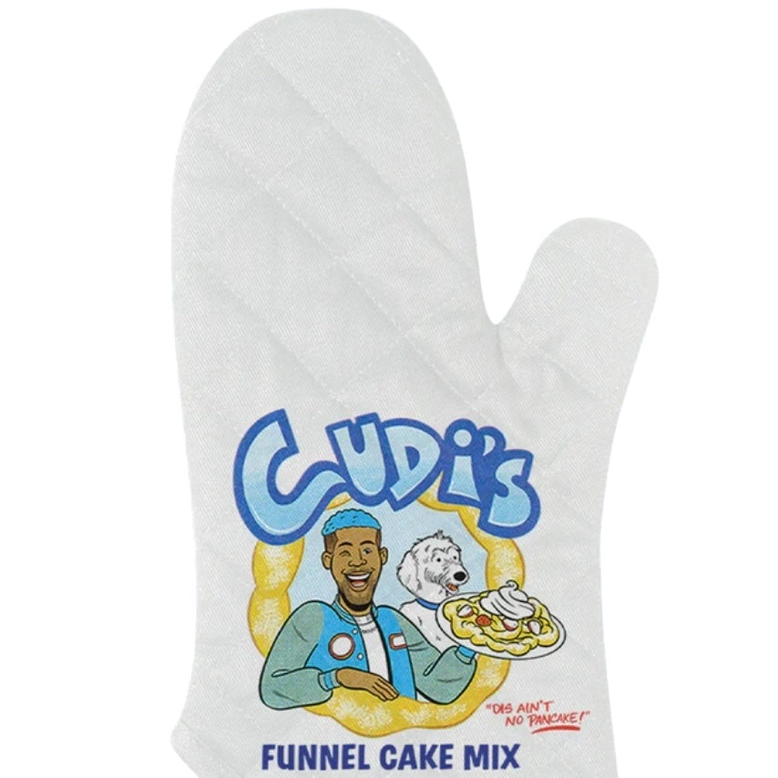 KID CUDI Bisquick Funnel Cake Plate Cake Oven Mitt & Apron