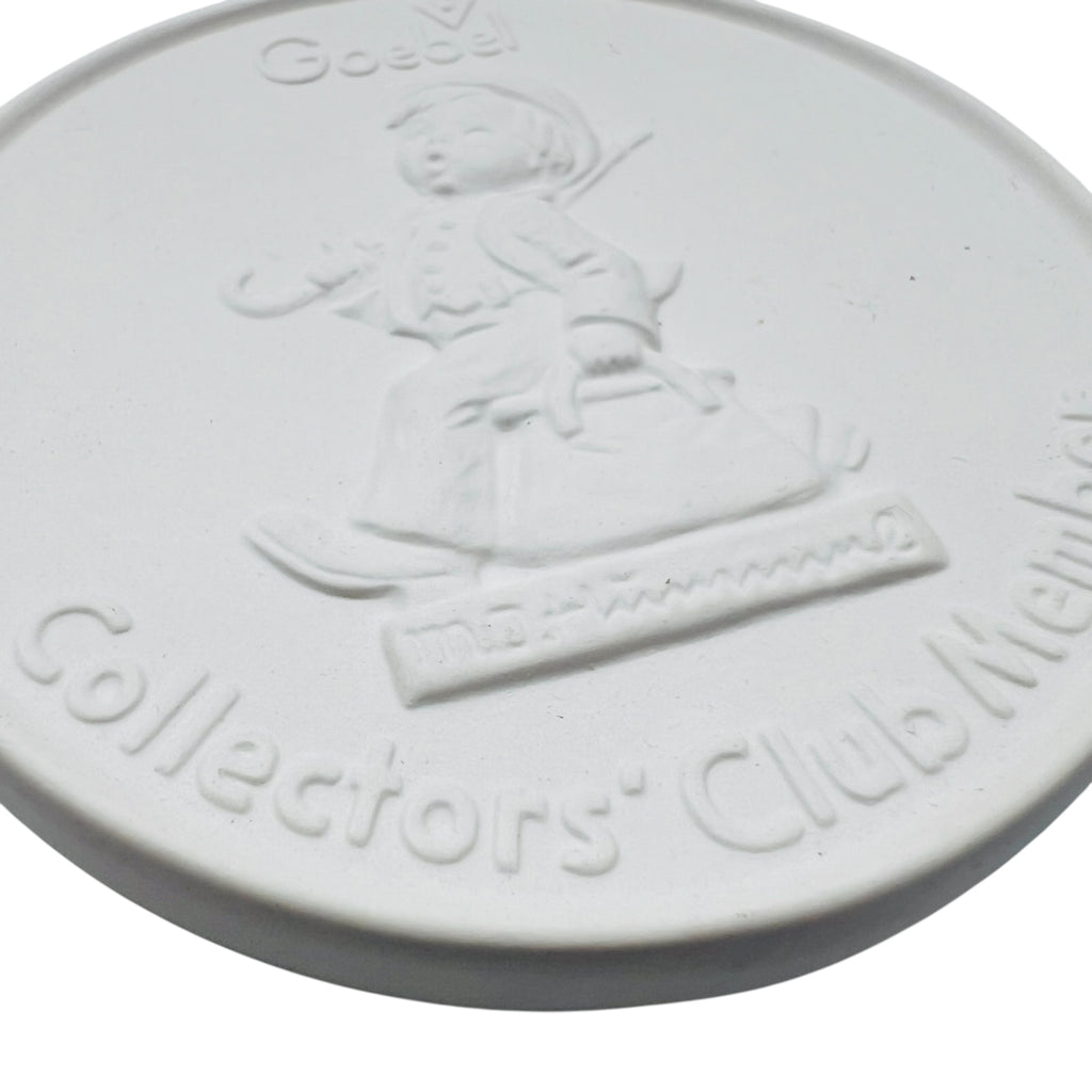 Goebel Germany Collectors' Club Member 4” Plaque