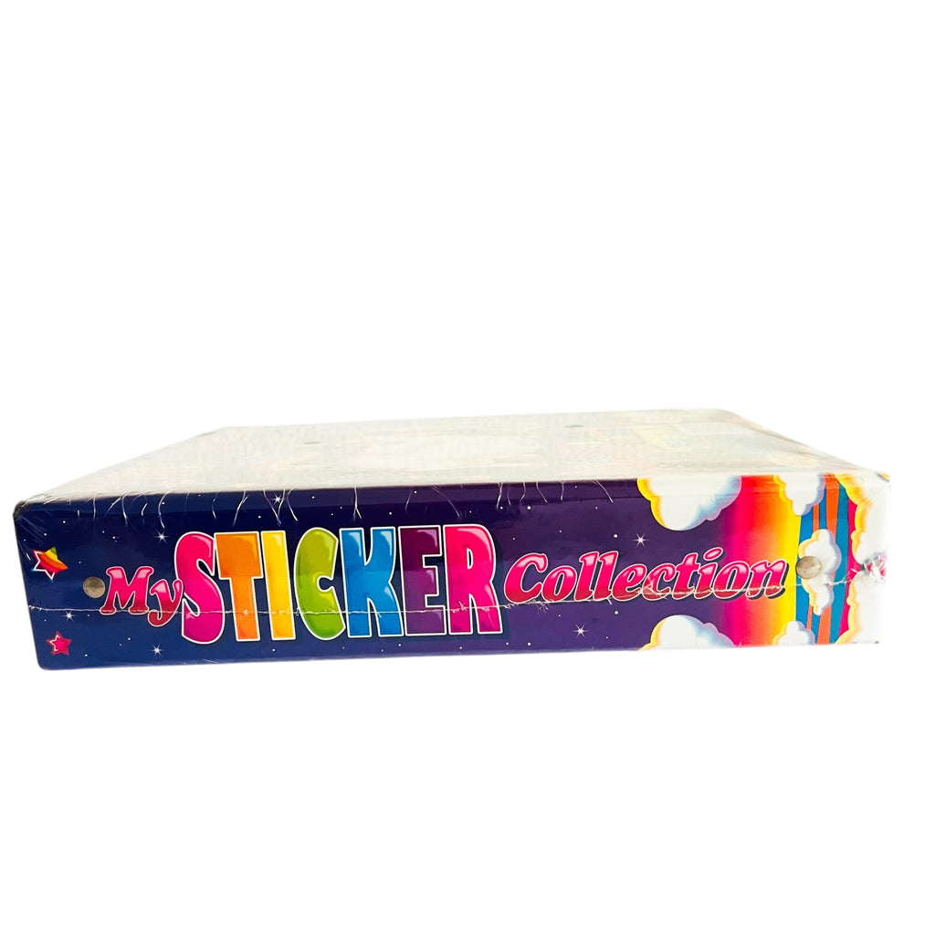 Vintage Lisa Frank Markie Unicorn Moon My Sticker Collection 3 Ring Binder
