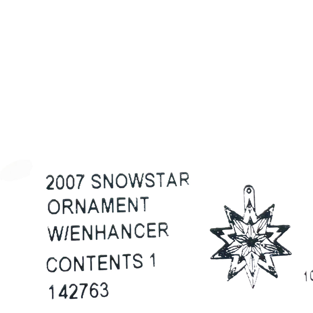 Waterford Crystal Snow Star Ornament