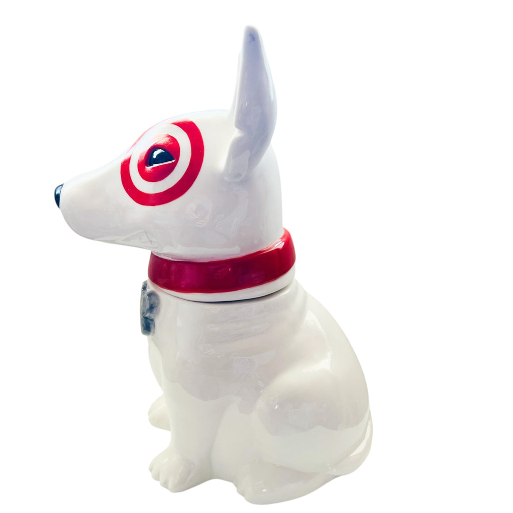 Target Employee Only Bullseye Dog Cookie Jar