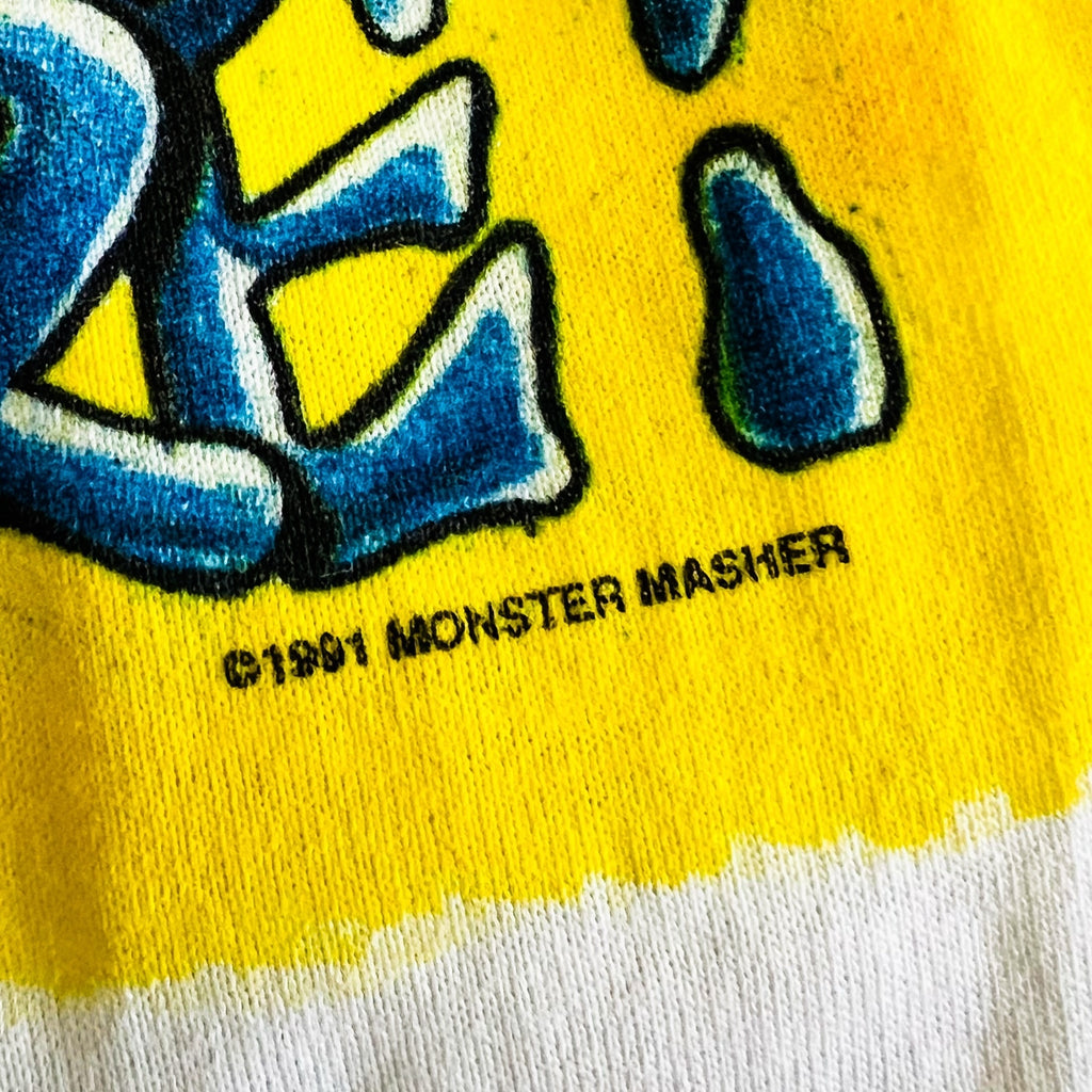 Vintage Monster Masher 1991 Graphic Tee Shirt