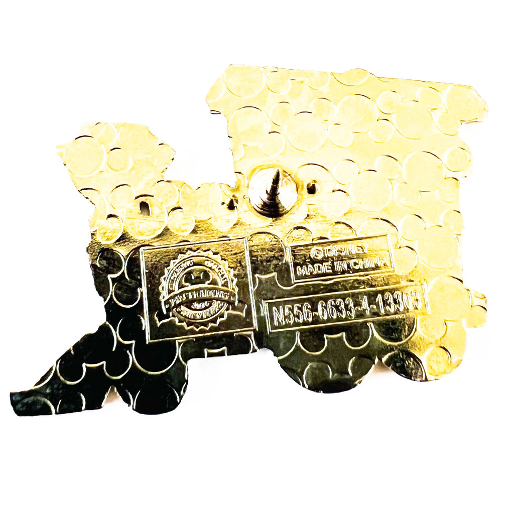 Disney Donald and Goofy Train Baby Characters in Vehicles Pin