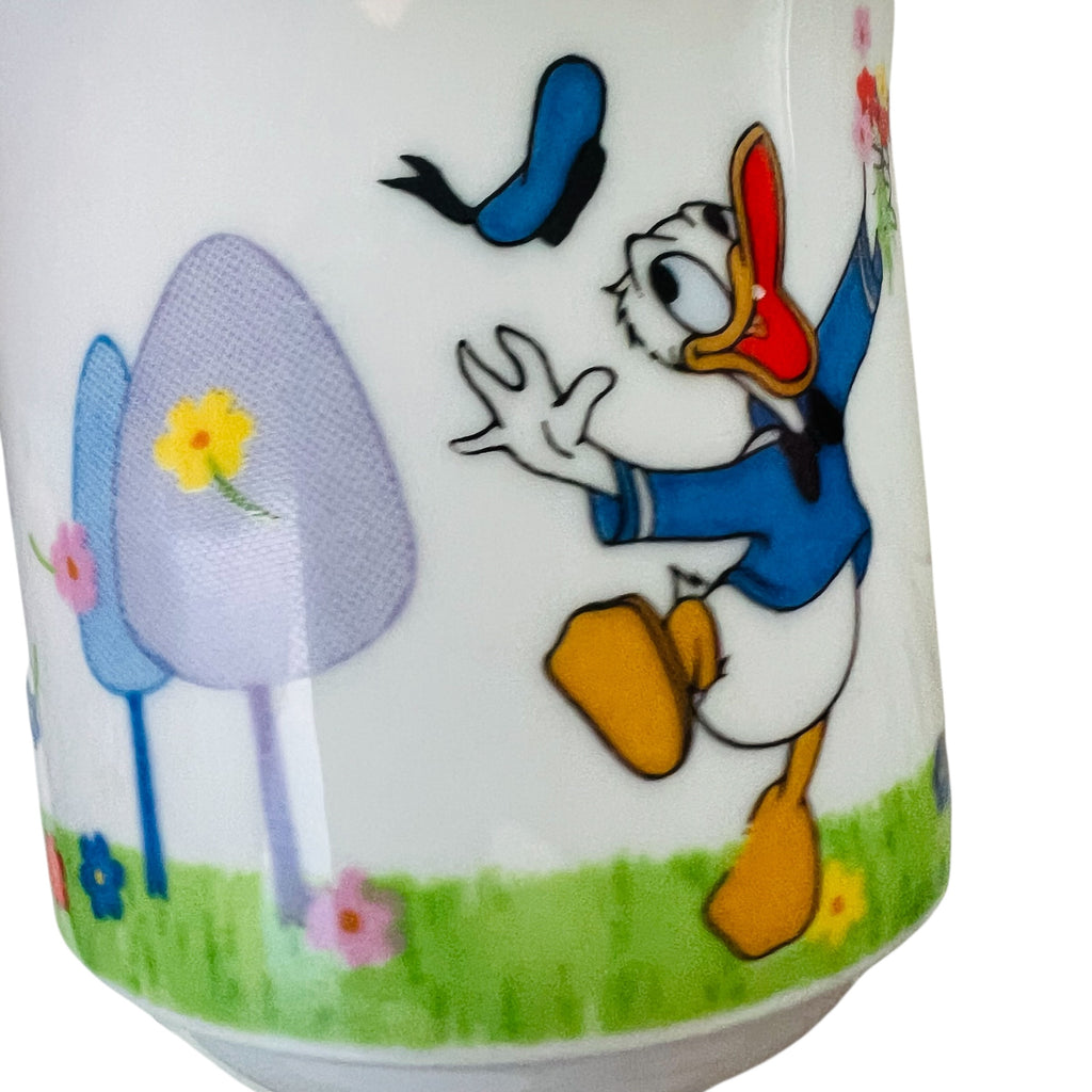 Vintage Walt Disney Productions JAPAN Porcelain Snack Plate & Cup Set