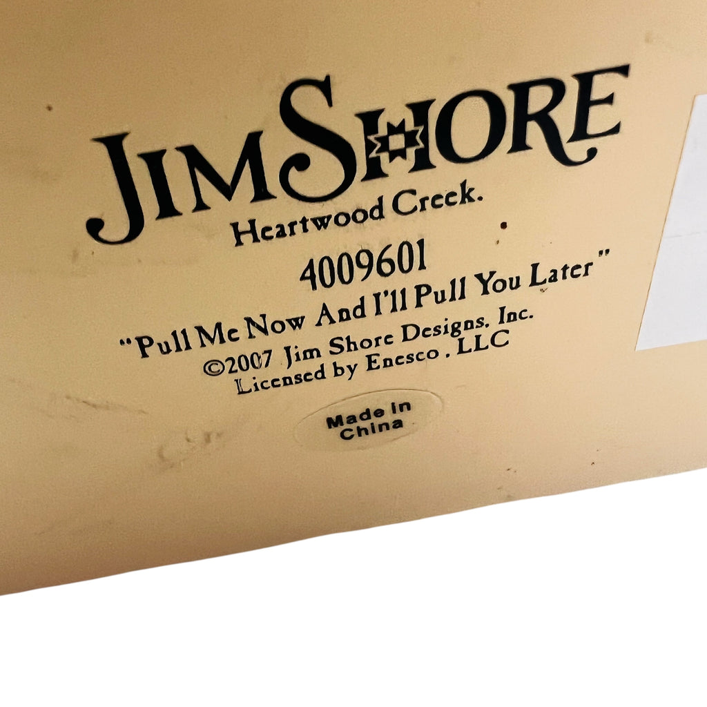 Jim Shore Pull Me Now And Ill Pull You Later Bears and Wagon Figurine