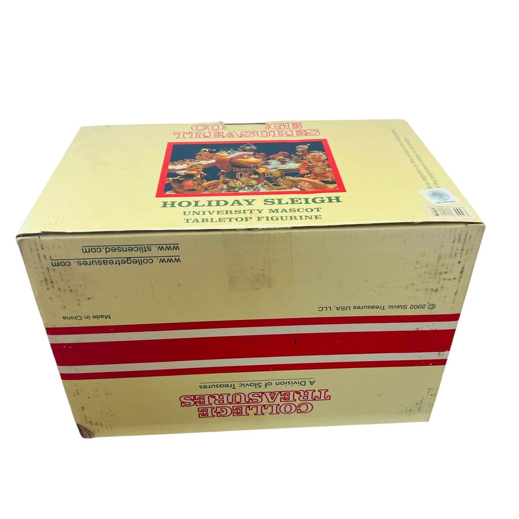 Slavic Treasures Arkansas Razorbacks Holiday Sleigh Figure