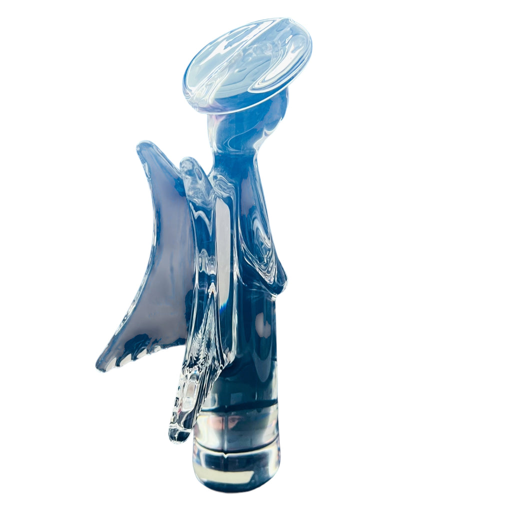 The Toscany Collection Nativity Angel 24% Lead Crystal Solid Clear Glass