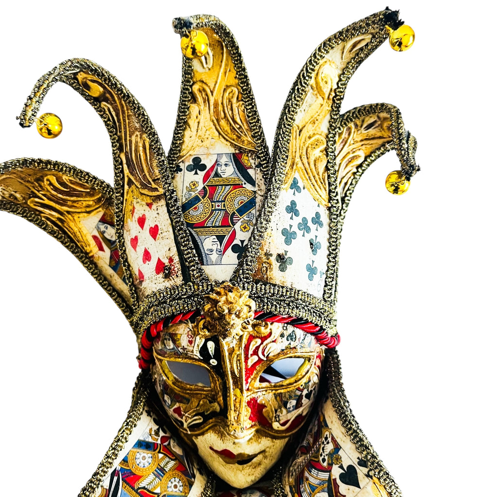 Joker Handmade Paper Mache Masquerade Mask Wall Hanging Decor