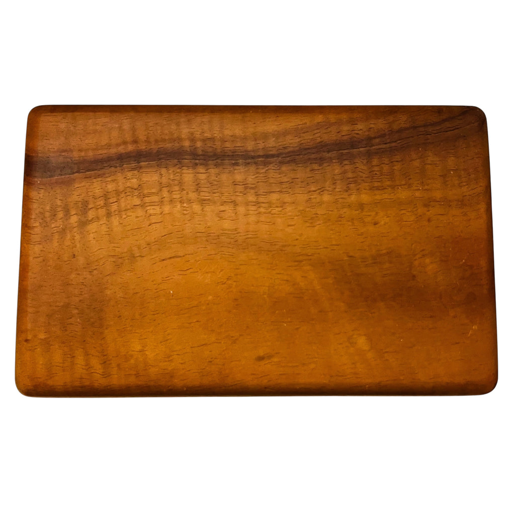 Vintage Koa Wood Hinged Keepsake Box