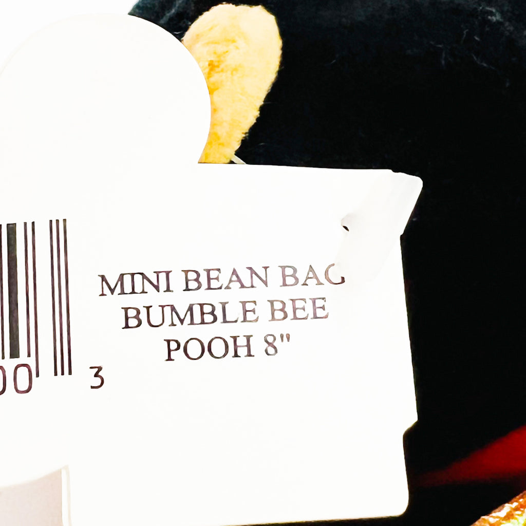 Disney MOUSEKETOYS Winnie The Pooh Bumble Bee Bean Bag Plush