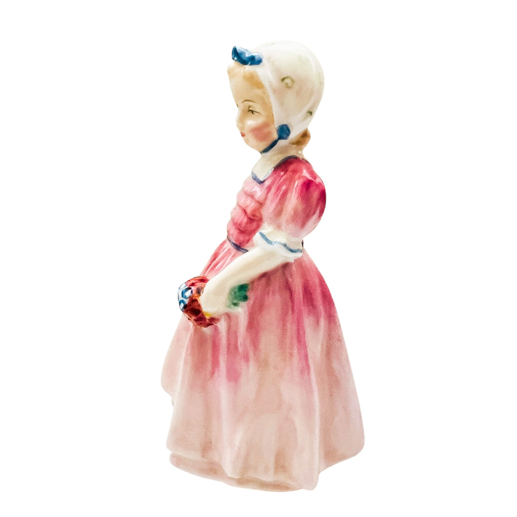 Vintage Royal Doulton Tinkle Bell Girl with Basket Figurine