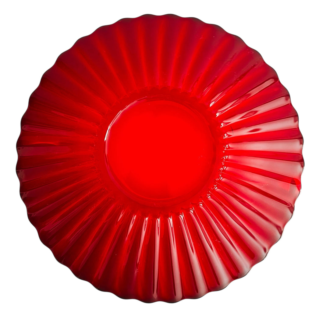 Vintage Anchor Hocking Classic Royal Ruby Large Round Plate