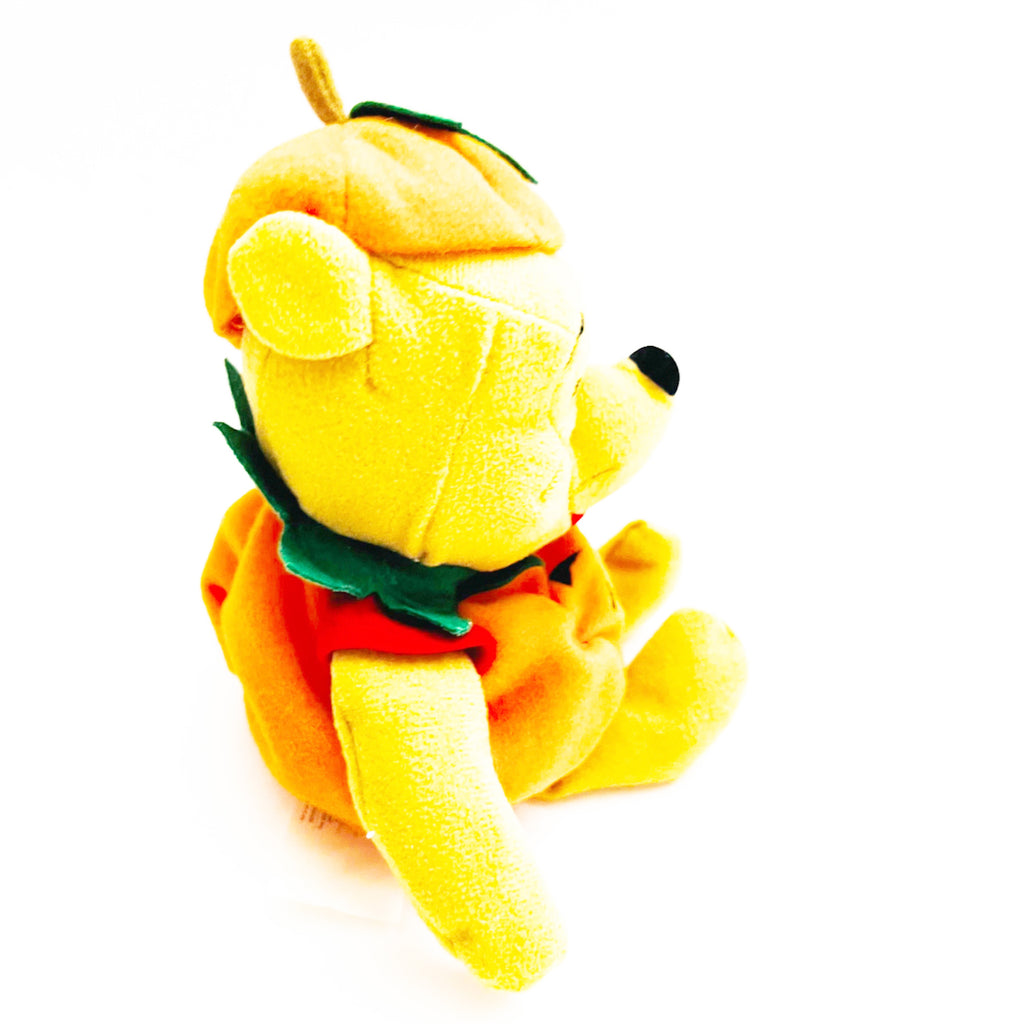 Disney MOUSEKETOYS Winnie The Pooh Halloween Pumpkin Bean Bag Plush