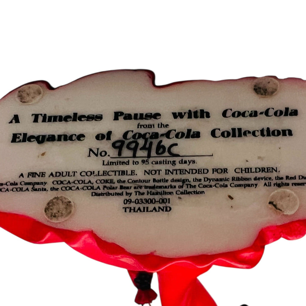 The Hamilton Collection A Timeless Pause With Coca-Cola Figurine