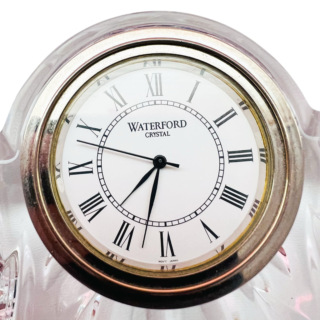 Vintage WATERFORD Crystal Abbey Desk Clock