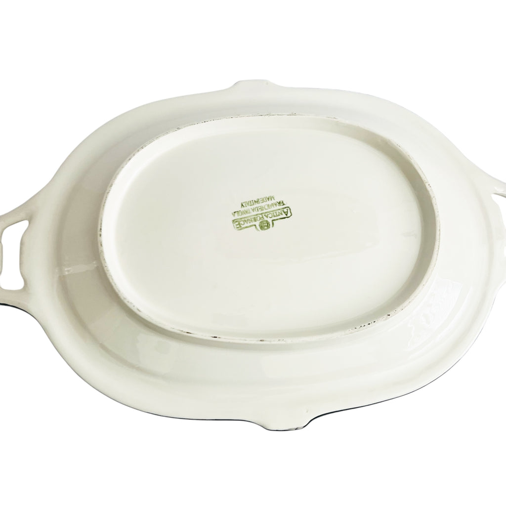 Antica Fornace Ceramiche Da Tavola Large Platter Fish Design Made in Italy