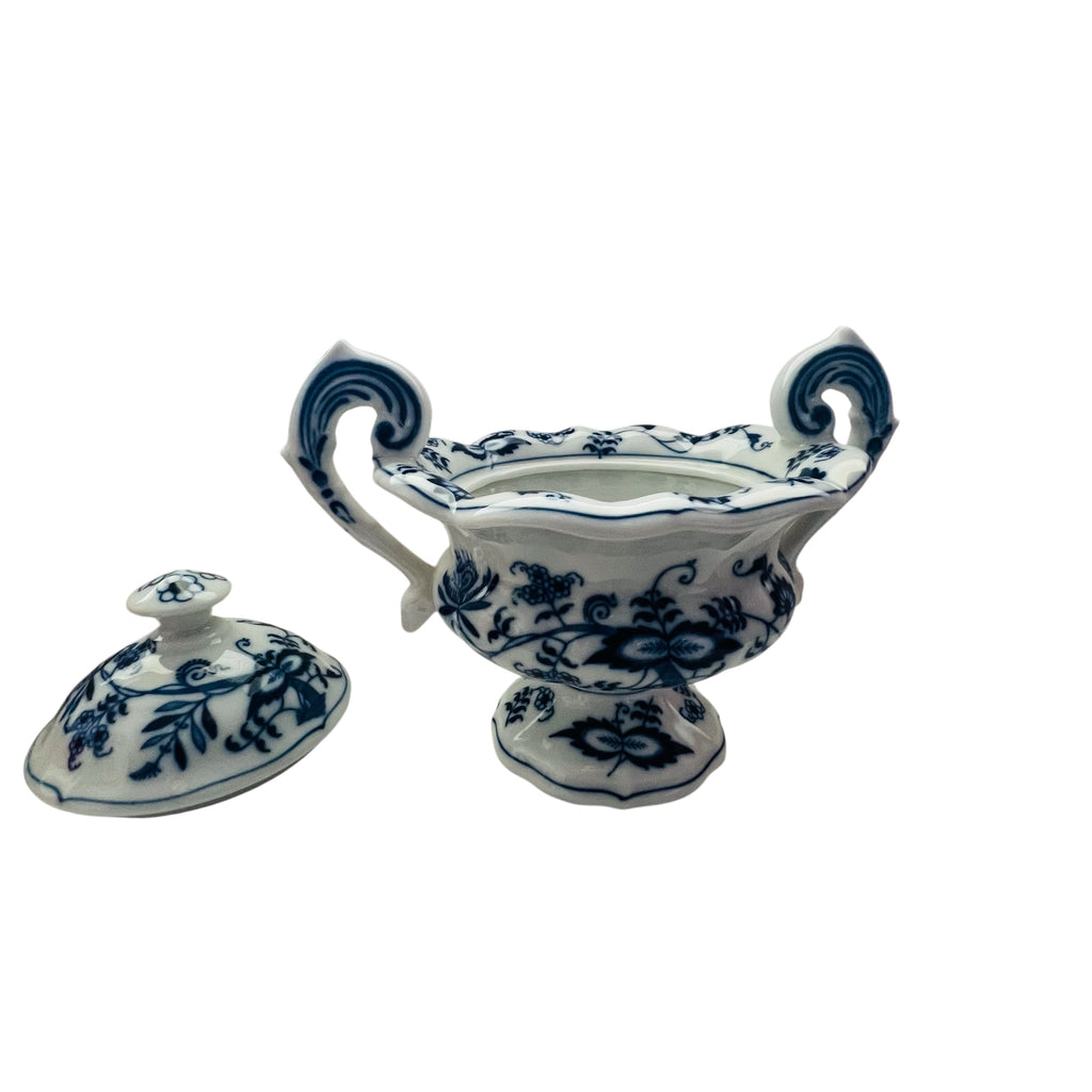 Vintage Blue Danube Mayonnaise & Lid