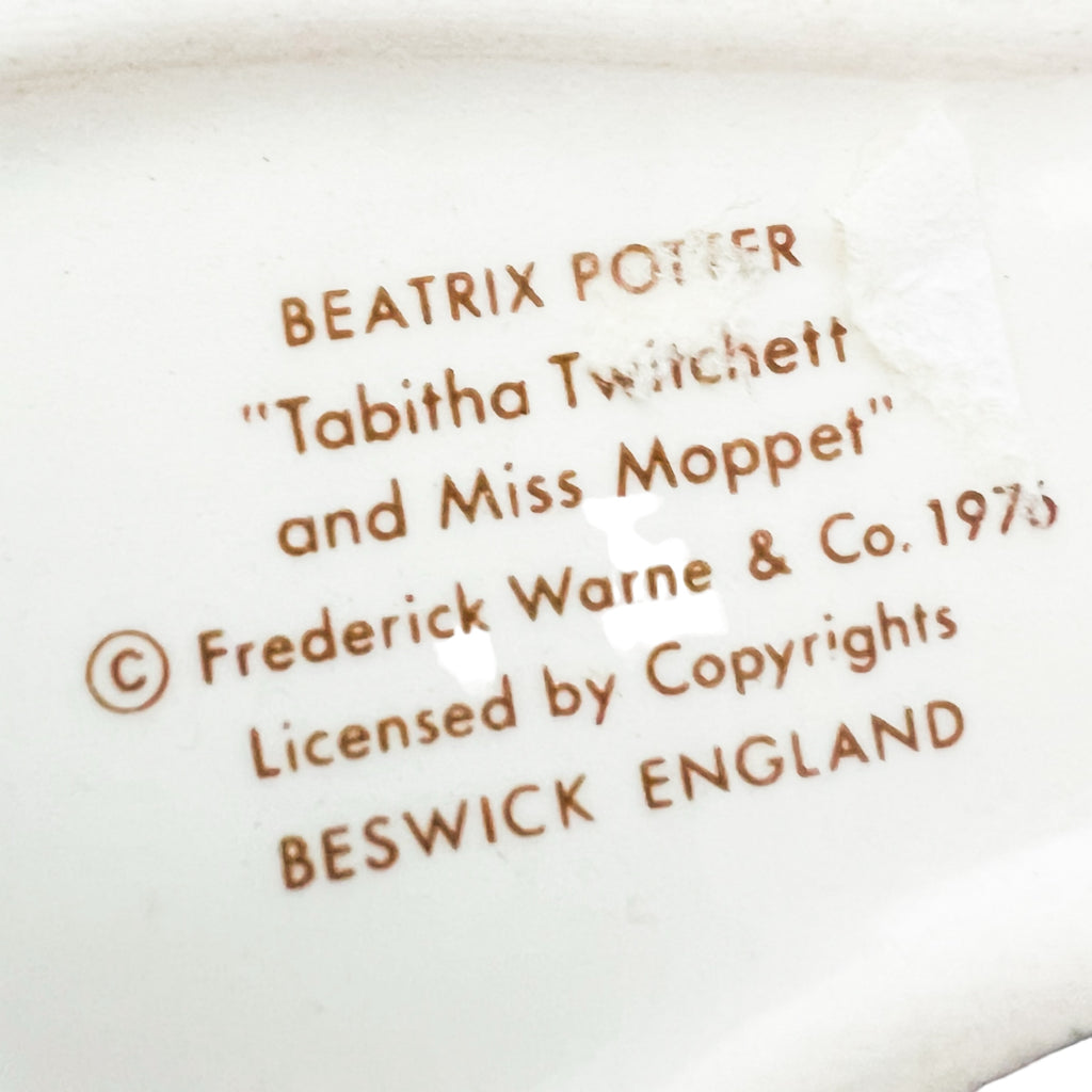 Beatrix Potter Tabitha Twitchit & Miss Moppet Figurine