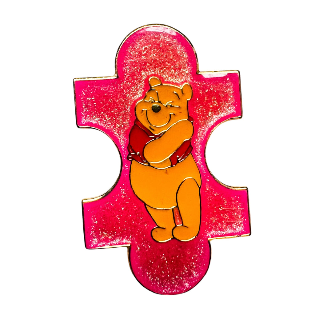 Disney Pooh & Pals Puzzle Piece Winnie the Pooh Bear Pin