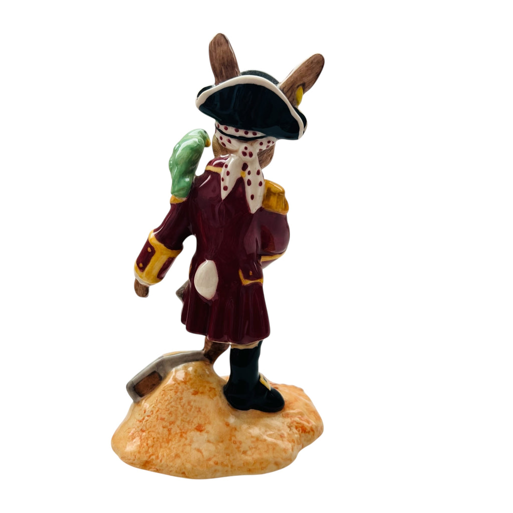 Vintage 2003 Royal Doulton Bunnykins The Shipmates Collection Pirate Figure