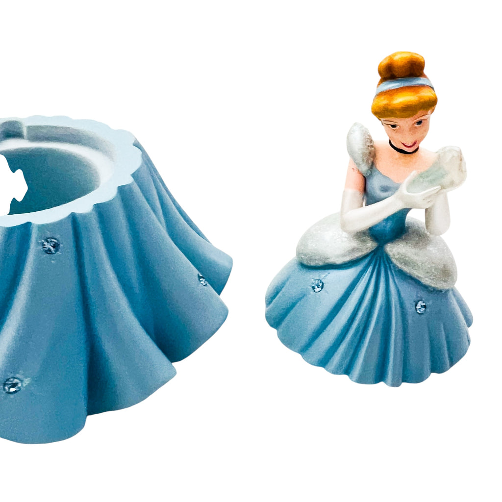 Disney Parks Princess Cinderella Rhinestone Trinket Box Figurine