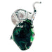 Vintage BLARNEY Clear Green Art Glass Collectibles Ireland Elephant Sculpture