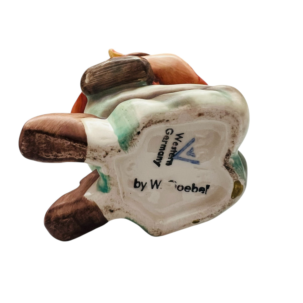 Vintage Goebel Hummel Boy Playing Horn Western Germany Figurine