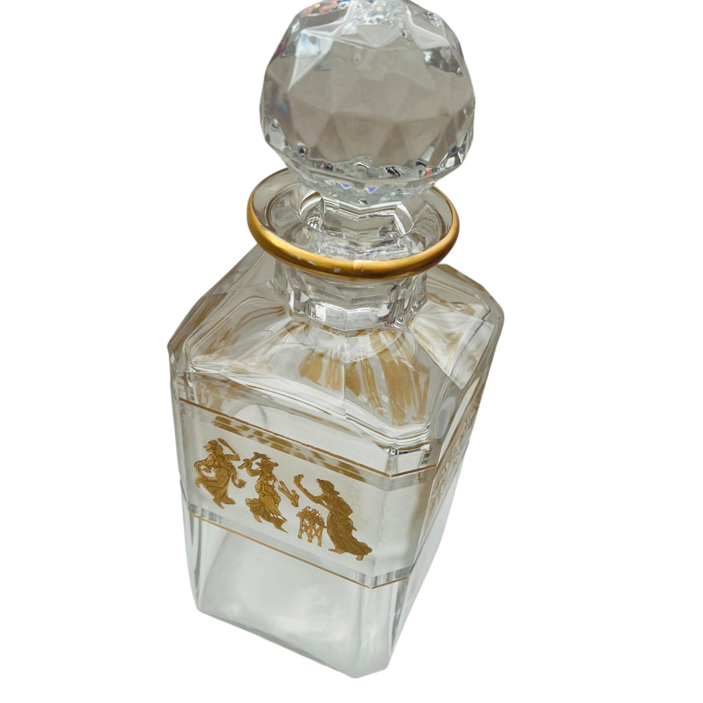 Val St Lambert Danse de Flore Clear (Cathedral Shape) Decanter with Stopper