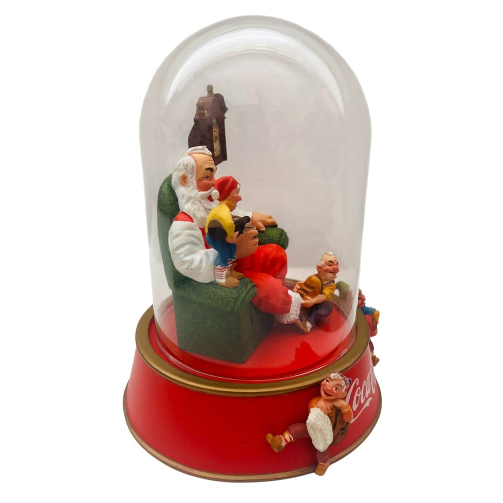 Coca Cola Company A Merry Christmas Calls for Coke Franklin Mint Santa Dome