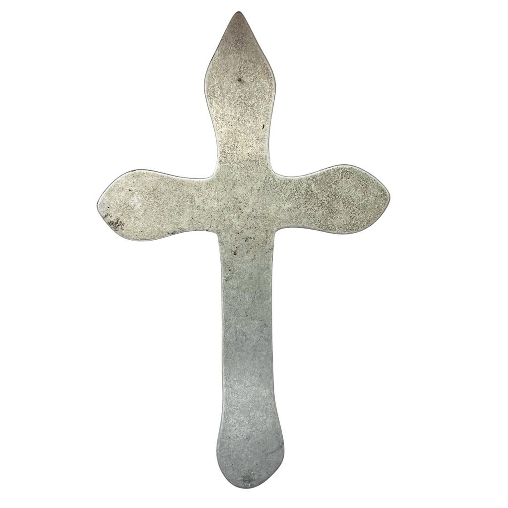 Deliverance Polished Orante Silver Hand Held Cross