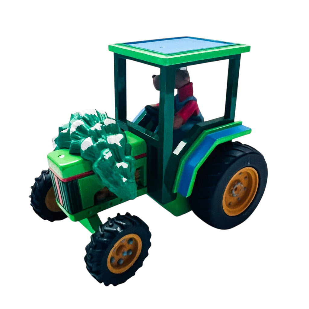Vintage Hallmark 1996 Tractor Toy with Moose Driver