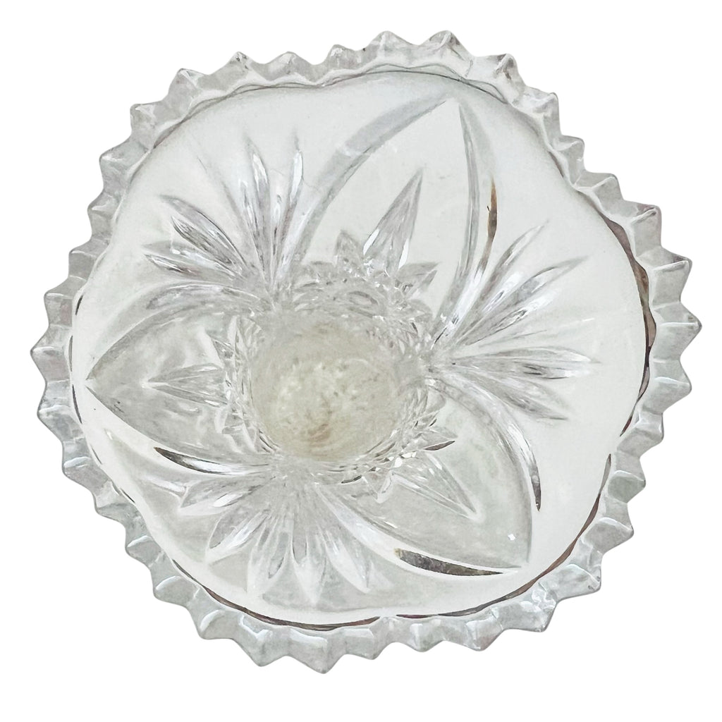 Nachmann Bleikristall Germany 24% Lead Crystal Pedestal Vase