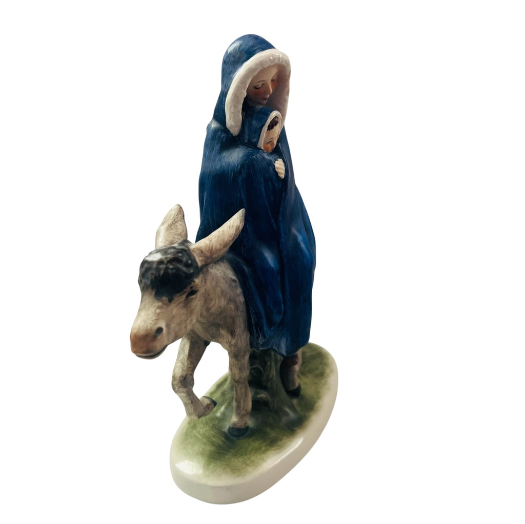 Vintage Goebel Germany Mary And Jesus On A Donkey Figurine