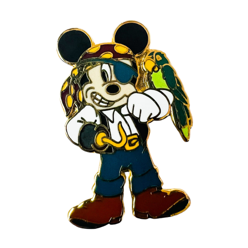 Disney Mickey Mouse Pirate with Parrot Pin