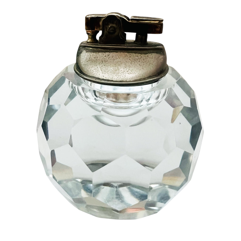 Vintage Mid Century Modern MCM Gold Crystal Table Decor