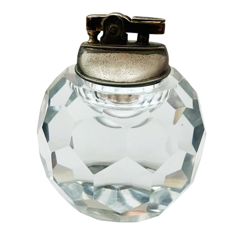 Vintage Mid Century Modern MCM Gold Crystal Table Decor